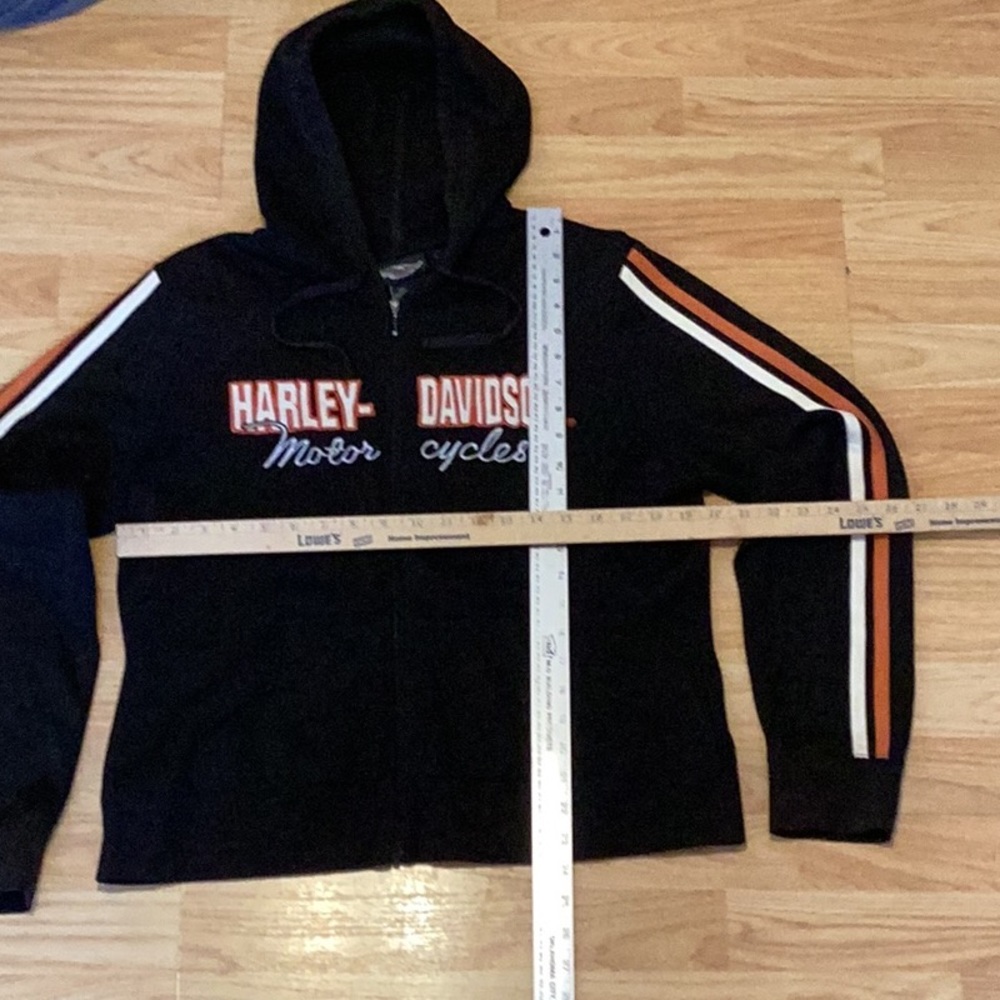 Harley Davidson Zippered Hoodie - Picture 2 of 5